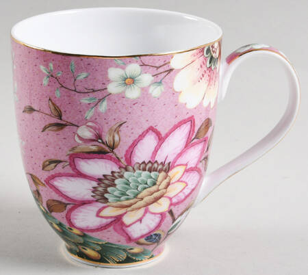 Peacock Lotus Garden Mug