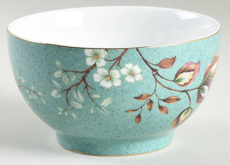 Peacock Lotus Garden Coupe Cereal Bowl