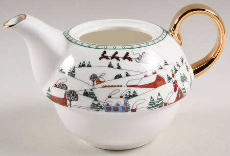 Wonderland Individual Teapot with Cup Teapot No Lid