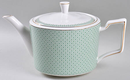 Green Lace Teapot & Lid