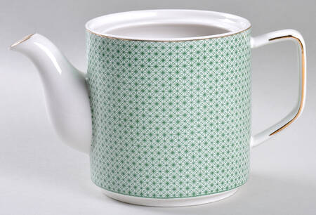 Green Lace Tea for 1-Teapot No Lid