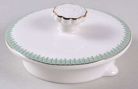 Green Lace Lid For Tea For 1 Teapot