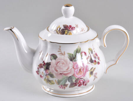 Winter Rose Teapot & Lid