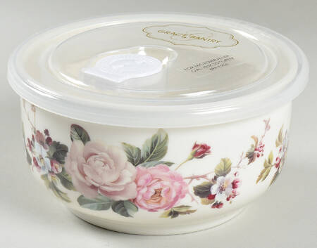 Winter Rose 5" Storage Ceramic Bowl