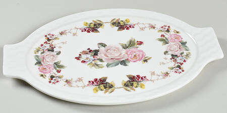 Winter Rose Lid for Oval Baker