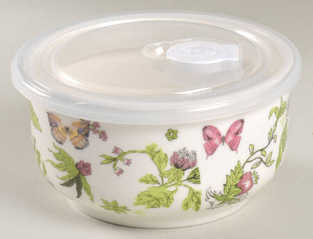Spring Garden 5" Storage Bowl Ceramic with Plastic Lid