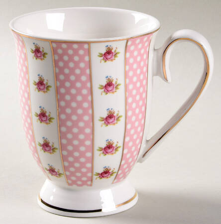 Pink Dots Rose Bud Mug