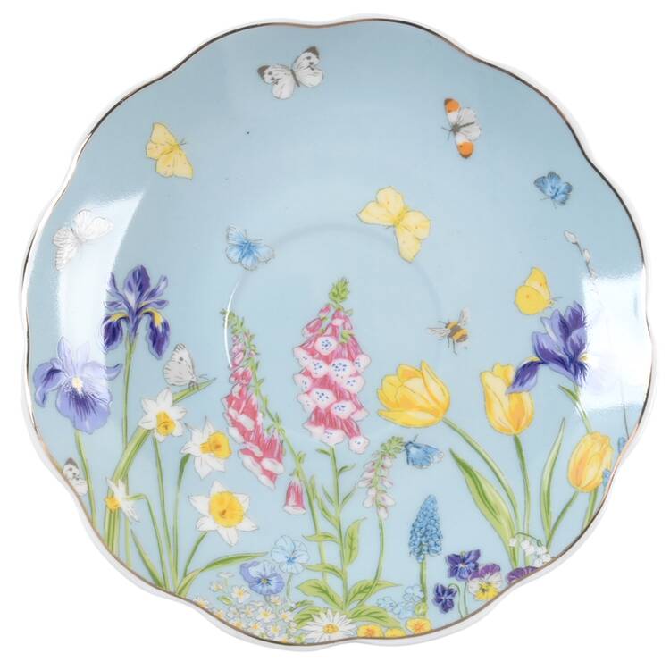 Scatter Floral (2024) Saucer for Footed Cup