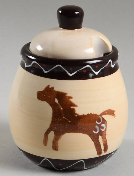 Kokopelli Sugar Bowl & Lid by Gila River Resorts