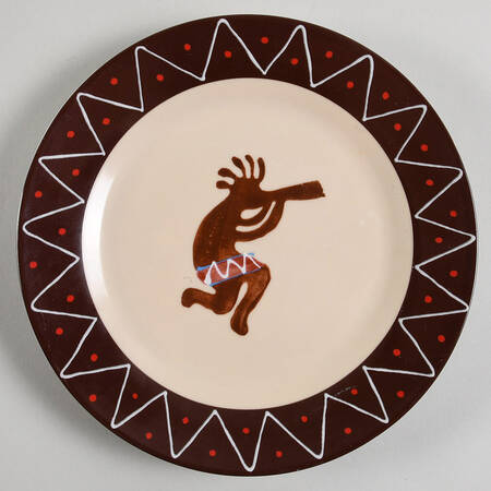 Kokopelli Salad Plate by Gila River Resorts