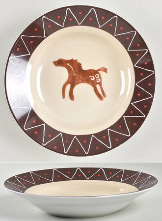 Kokopelli Rim Soup Bowl by Gila River Resorts