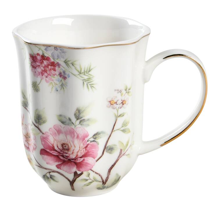 Camellia Hydrangea Mug