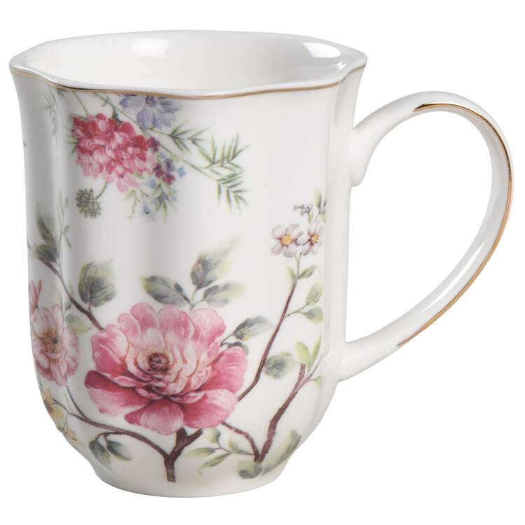 Camellia Hydrangea Mug