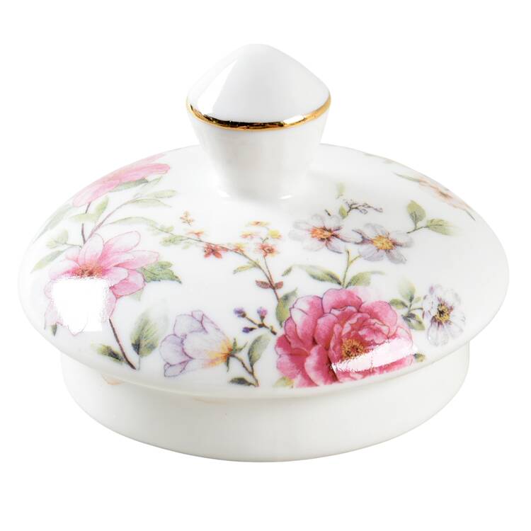 Camellia Hydrangea Lid for Teapot