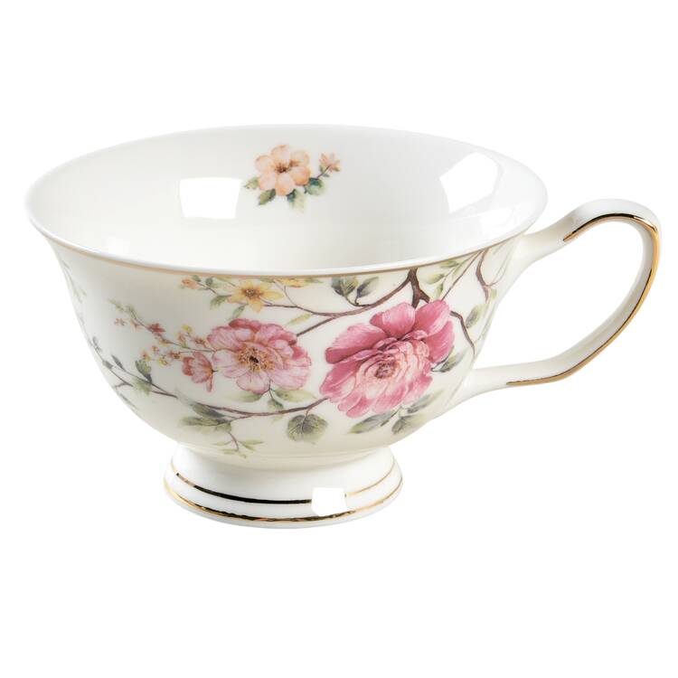 Camellia Hydrangea Footed Cup