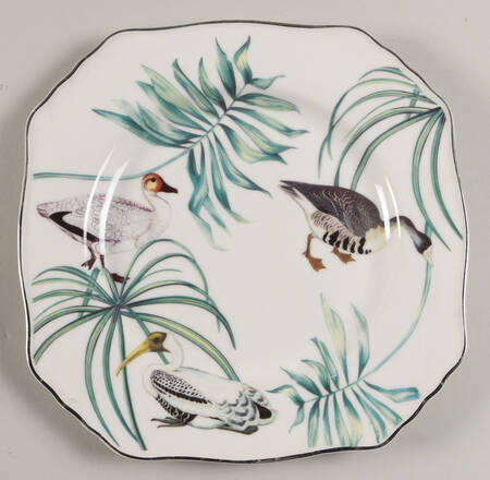 Lakeside Bird Square Salad Plate