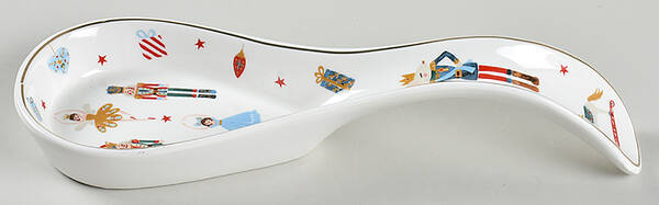 Christmas Cheer Spoon Rest/Holder (Holds 1 Spoon)