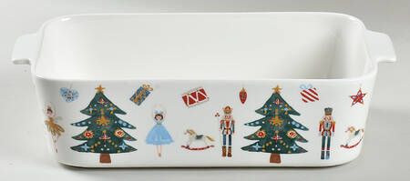 Christmas Cheer Rectangular Baker No Lid