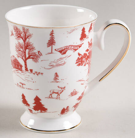 Red Village Mug