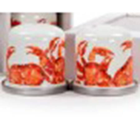 Crab House Enamelware Salt & Pepper Set