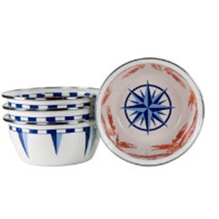 Crab House Enamelware Individual Salad Bowl