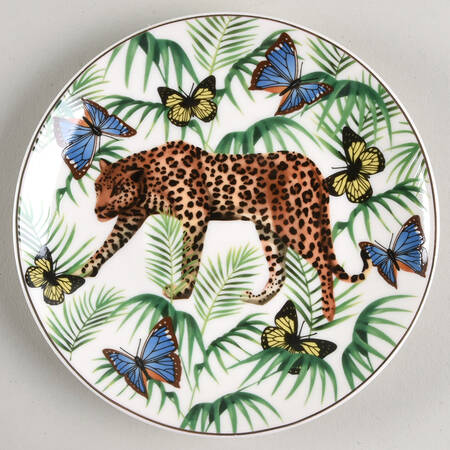 Blue Palm Jungle Saucer