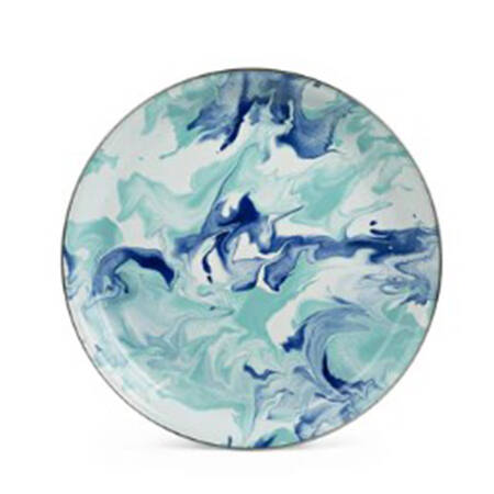 Lagoon Enamelware 15" Round Tray