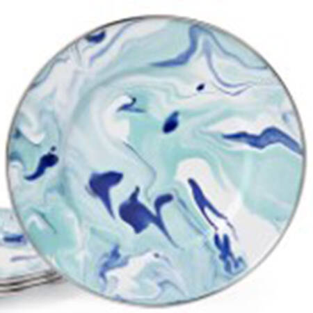 Lagoon Enamelware Individual Sandwich Plate