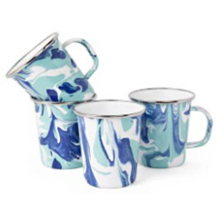 Lagoon Enamelware Latte Mug