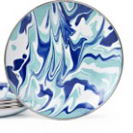 Lagoon Enamelware Appetizer Plate