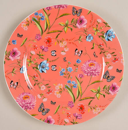 Butterfly Garden Salad Plate