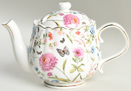 Butterfly Garden Teapot & Lid