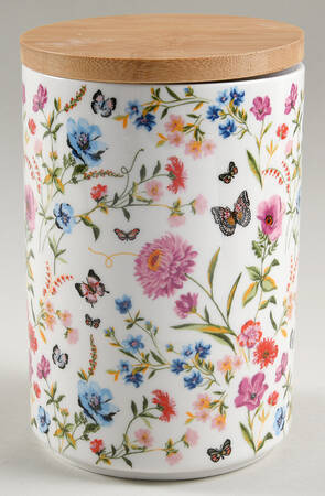 Butterfly Garden Large Canister & Lid