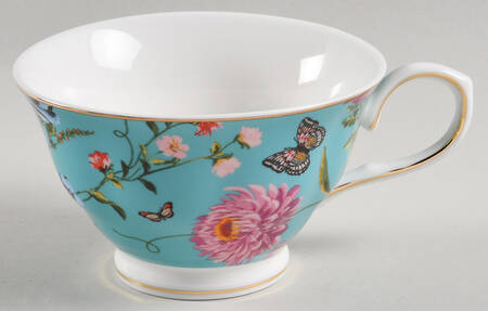 Butterfly Garden Footed Cup