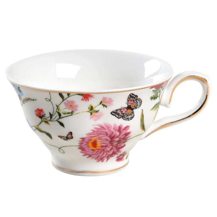 Butterfly Garden Footed Cup