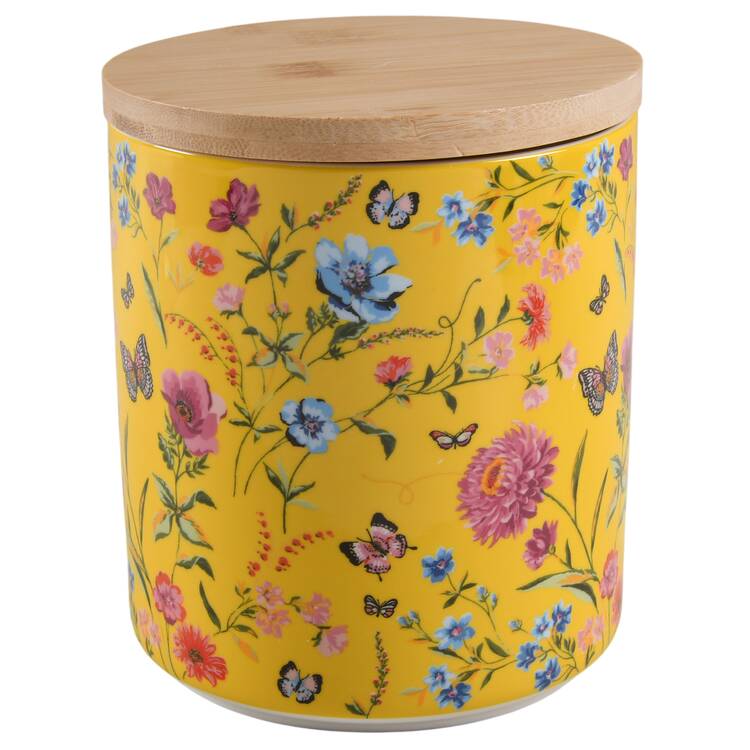 Butterfly Garden Small Canister & Lid