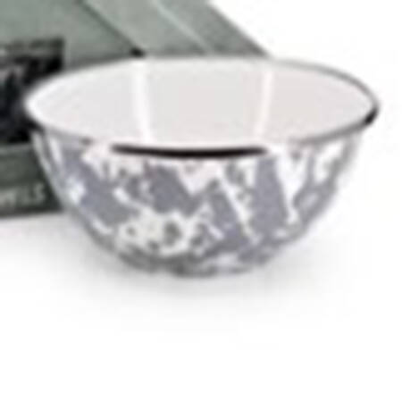 Grey Swirl Enamelware 4" Prep Bowl