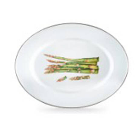 Fresh Produce Enamelware 12" Oval Serving Platter