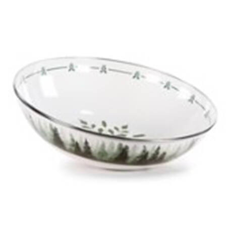 Forest Glen Enamelware 14" Round Serving Bowl