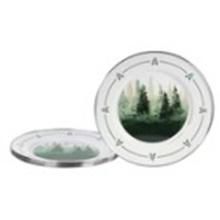 Forest Glen Enamelware Individual Sandwich Plate