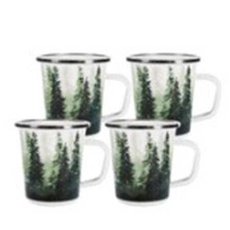 Forest Glen Enamelware Latte Mug