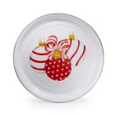 Ornaments Enamelware 15" Round Tray