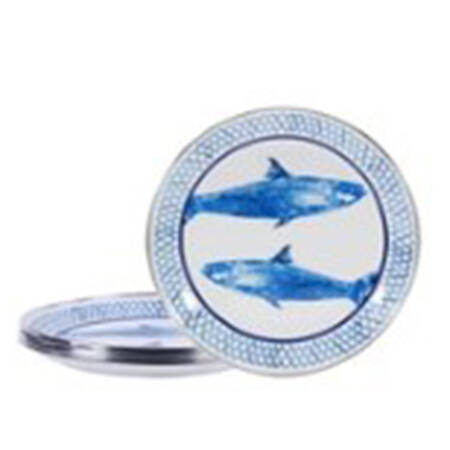 Fish Camp Enamelware Individual Sandwich Plate