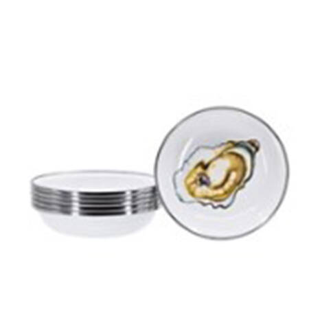 Oyster Enamelware Individual Tasting Bowl