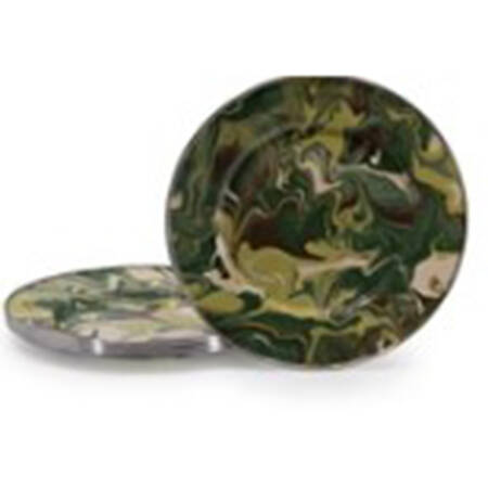 Camouflage Enamelware Individual Sandwich Plate