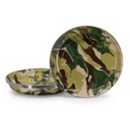 Camouflage Enamelware 10" Individual Pasta Bowl