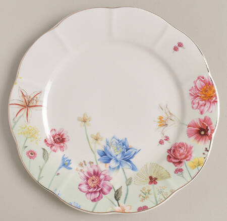 Lake Front Flower Salad Plate by Grace's Teaware | Replacements, Ltd.