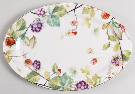 Summer Berry 12" Oval Serving Platter