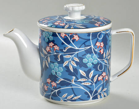 Blue Morris Tea for 1-Teapot & Lid No Cup or Saucer