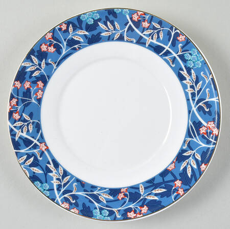Blue Morris Saucer for Tea for 1